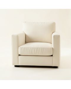 Cliff Crossing Upholstered Armchair - Ivory (synthetic illustration; no displayed measurements)