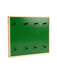 Heath Branch Empty Wall-Mounted Tool Organizer Panel - Green (synthetic illustration; no displayed measurements)
