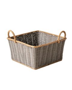 Hazel Bluff Empty Storage Basket - Gray