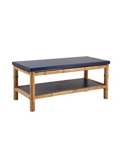Cove Crest Indoor Bench - Navy (synthetic illustration; no displayed measurements)