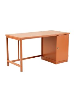 Elm Bluff Empty Workshop Workbench - Terracotta (synthetic illustration; no displayed measurements)