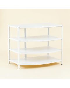 Stone Arc Desktop Shelving Unit (synthetic illustration; no displayed measurements)