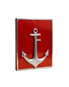 Merrydale Lake Life With Anchor Beautiful Solid Steel Home Decor Metal Art Wall Sign