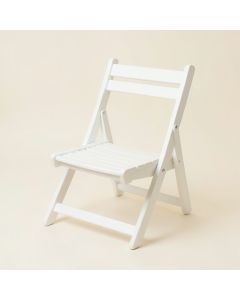 Holly Canyon Folding Outdoor Chair - White (synthetic illustration; no displayed measurements)