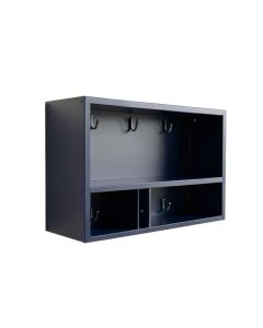 Moss Canyon Wall-Mounted Entryway Organizer Shelf - Navy (synthetic illustration; no displayed measurements)