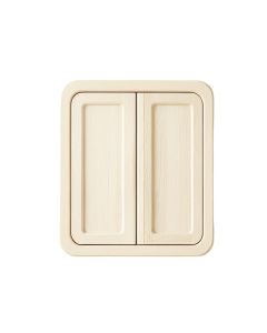 Moss Dell Wall-Mounted Entry Cabinet - Ivory