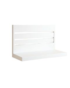 Linden Bridge Wall-Mounted Entryway Organizer Shelf - White
