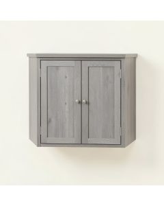 Shore Crest Wall-Mounted Entry Cabinet - Gray (synthetic illustration; no displayed measurements)