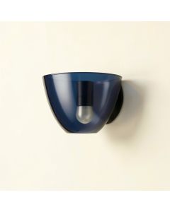 Reed Brook Wall Sconce Mounted On A Plain Wall - Navy (synthetic illustration; no displayed measurements)