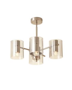 Henke Convertible 3-Light Drum Chandelier