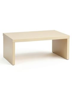 Maple Crest Desktop Monitor Riser - Beige (synthetic illustration; no displayed measurements)