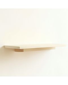 Hazel Branch Wall-Mounted Shelf - Ivory (synthetic illustration; no displayed measurements)