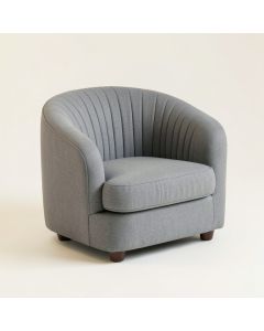 Holly Crest Upholstered Armchair - Gray (synthetic illustration; no displayed measurements)
