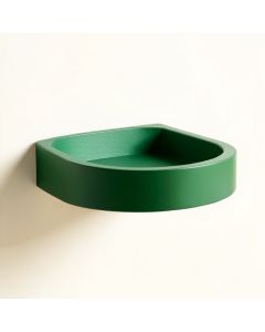 Reed Dale Wall-Mounted Cat Perch - Green (synthetic illustration; no displayed measurements)