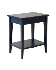 Field Crest Side Table - Navy (synthetic illustration; no displayed measurements)