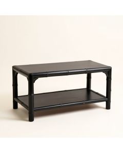 Ridge Crest Indoor Bench - Black (synthetic illustration; no displayed measurements)
