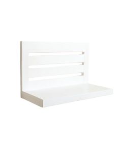 Cove Crossing Wall-Mounted Entryway Organizer Shelf - White