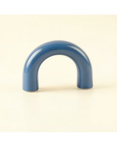 Laurel Bridge Cabinet Handle Without Packaging - Blue (synthetic illustration; no displayed measurements)