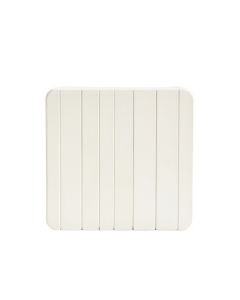 Sage Bluff Narrow Outdoor Storage Bench - White