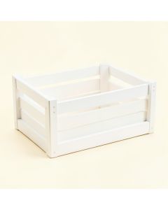 Dawn Field Empty Furniture-Style Pet Crate - White (synthetic illustration; no displayed measurements)