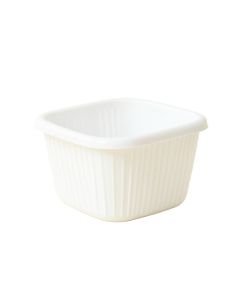 Spruce Bridge Empty Storage Basket - White