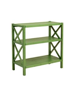 Brook Bridge Empty Seed-Starting Shelving Unit Without Lights - Green (synthetic illustration; no displayed measurements)