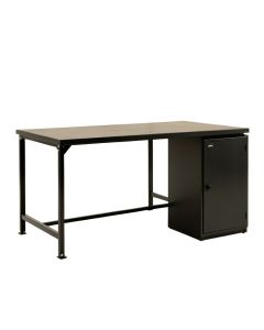 Reed Canyon Empty Workshop Workbench - Black (synthetic illustration; no displayed measurements)