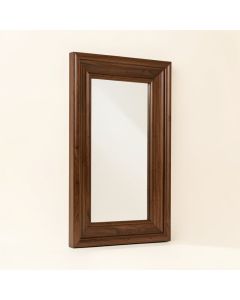 Pineview Dark Walnut Beveled Wall Mirror (synthetic illustration; no displayed measurements)