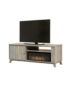 Dake Tv Stand For Tvs Up To 78 '' With Electric Fireplace Included