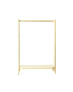 Meadow Crest Empty Garment Rack - Ivory (synthetic illustration; no displayed measurements)