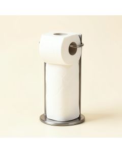 Free Standing Toilet Paper Holder With Storage (synthetic illustration; no displayed measurements)