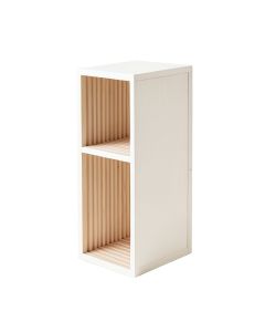 Meadow Dale Narrow Cubby Tower - White (synthetic illustration; no displayed measurements)
