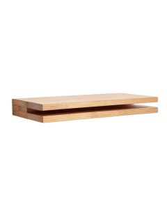 Mcfarlane 2 Piece Solid Wood Floating Shelf (synthetic illustration; no displayed measurements)