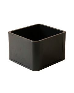 Vale Dell Empty Furniture-Style Litter Enclosure - Black (synthetic illustration; no displayed measurements)