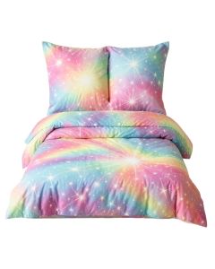 Unicorn Dreamz - Coma Inducer® Oversized Twin Comforter - Starburst Rainbow (synthetic illustration; no displayed measurements)