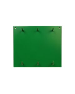 Alder Canyon Empty Wall-Mounted Tool Organizer Panel - Green (synthetic illustration; no displayed measurements)