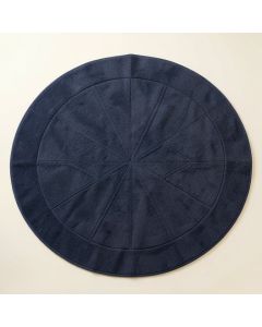 Alder Bridge Round Area Rug - Navy (synthetic illustration; no displayed measurements)