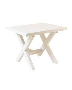 Bay Bridge Patio Table - White (synthetic illustration; no displayed measurements)