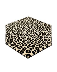 Contempo Animal Print Tufted Wool Black/Beige Area Rug