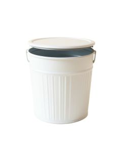 Fern Brook Closed Garden Compost Bin - White (synthetic illustration; no displayed measurements)