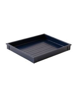 Cove Crest Empty Under-Desk Cable Tray - Navy (synthetic illustration; no displayed measurements)