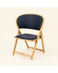 Flint Bridge Folding Outdoor Chair - Navy (synthetic illustration; no displayed measurements)