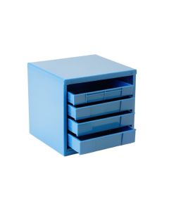 Dune Dell Small-Parts Storage Drawer Cabinet - Blue (synthetic illustration; no displayed measurements)