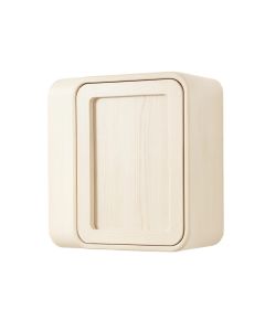 Rowan Crest Wall-Mounted Entry Cabinet - Ivory (synthetic illustration; no displayed measurements)