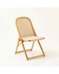 Shore Branch Folding Outdoor Chair - Beige (synthetic illustration; no displayed measurements)