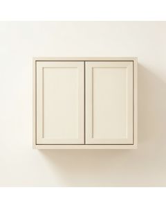 Reed Dell Wall-Mounted Entry Cabinet - Ivory (synthetic illustration; no displayed measurements)