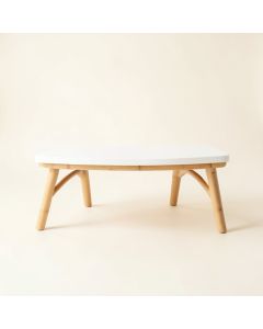 Moss Canyon Indoor Bench - White (synthetic illustration; no displayed measurements)