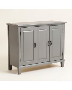 Chullora 4-Door Cabinet In Antique Grey (synthetic illustration; no displayed measurements)
