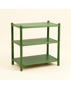 Field Bend Empty Seed-Starting Shelving Unit Without Lights - Green (synthetic illustration; no displayed measurements)