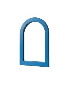 Alder Crossing Framed Wall Mirror - Blue